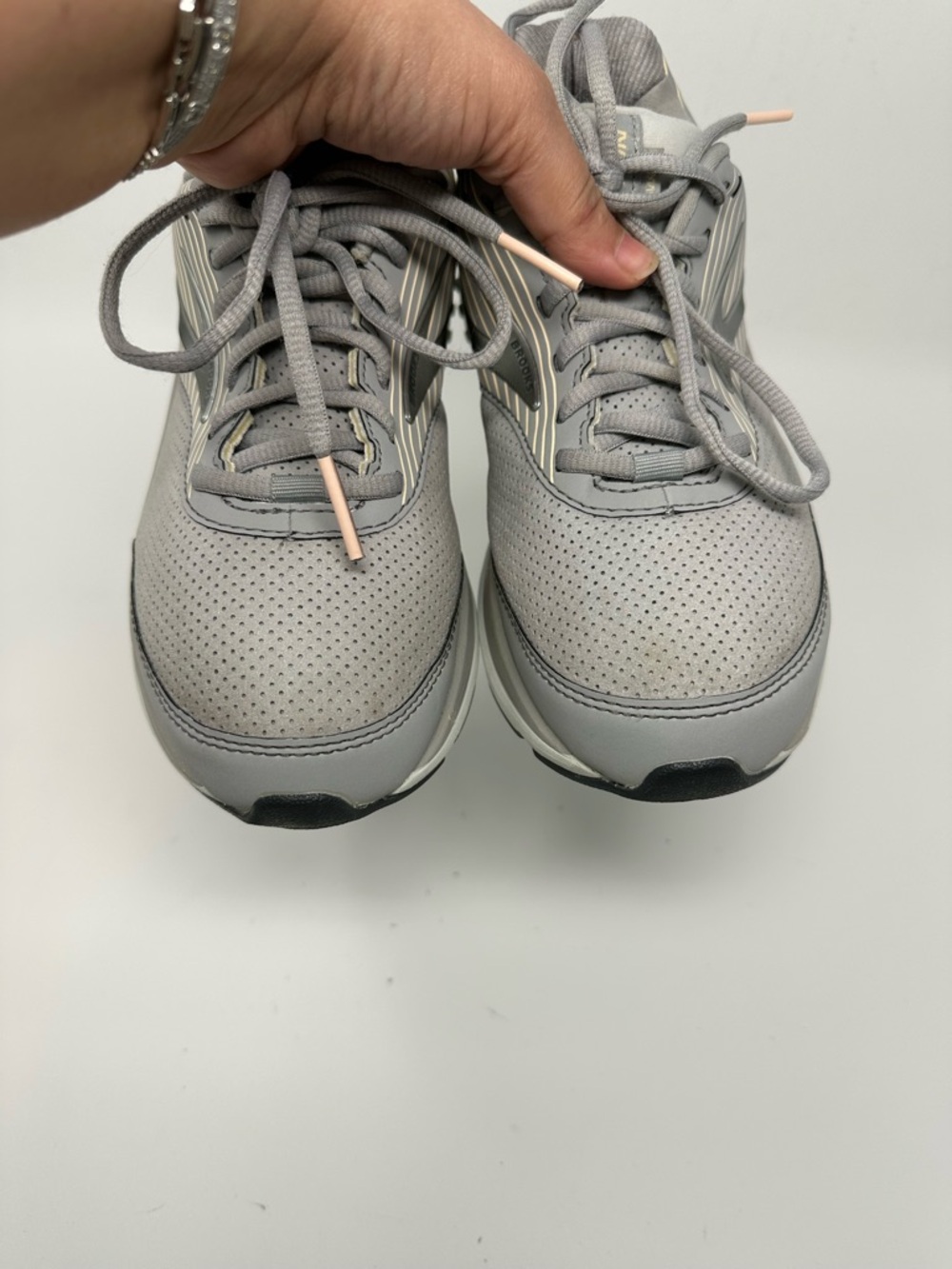 Brooks Addiction Walker Shoes Womens 8 Purple Grey Walking‎ Athletic Sneakers - Picture 9 of 14